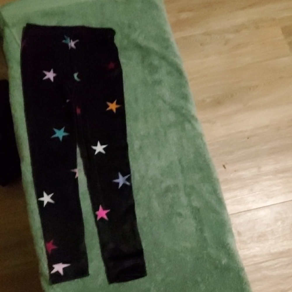 Colorful Star Patterned Kids Leggings